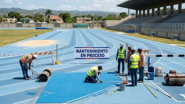 Cierre temporal de la pista azul en San Francisco de Macorís por mantenimiento técnico