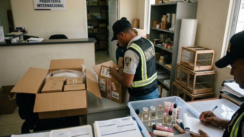 DINTEL desmantela estructura de tráfico de especies a través de courier