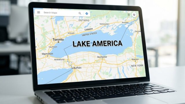 Google Maps renombra el Lago Ontario como Lago América en EE. UU.