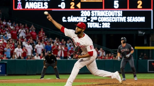 Cristopher Sánchez marca su segundo año de 200 ponches en la MLB