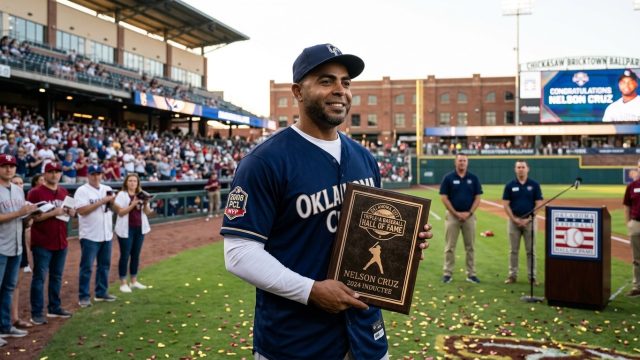 Nelson Cruz honrado con entrada al Salón de la Fama de Oklahoma City