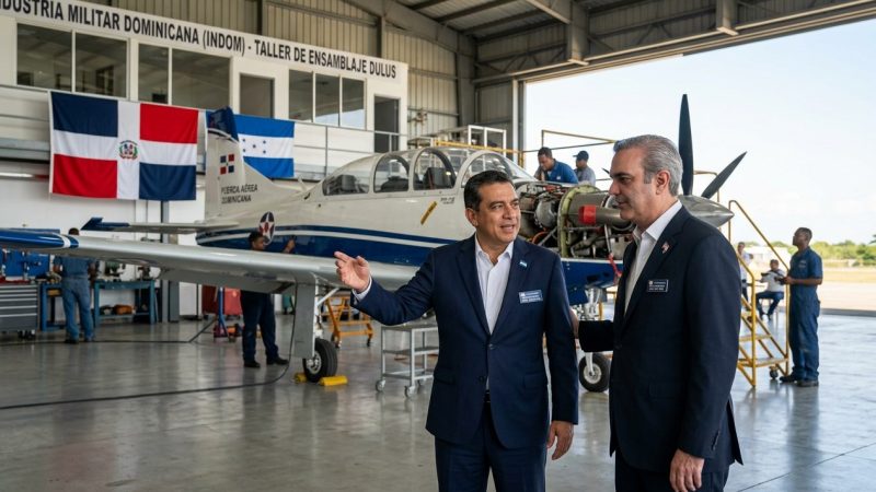 Honduras busca adquirir aviones y blindados fabricados en República Dominicana
