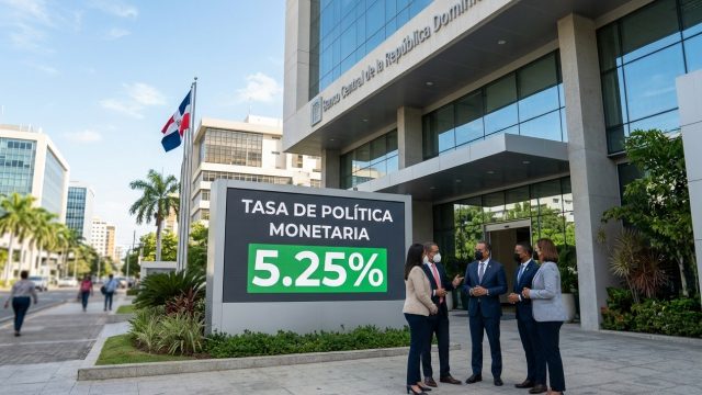 Banco Central de la República Dominicana mantiene su tasa de política monetaria en 5,25 %