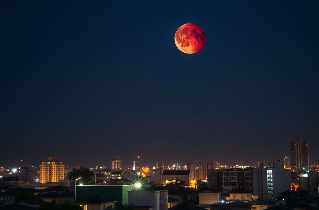 Eclipse lunar rojo llegará a la República Dominicana el 27 de agosto