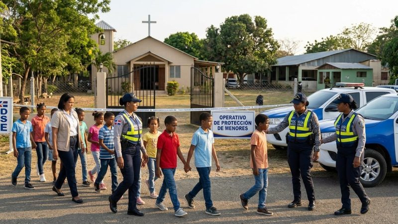 Alerta en Haina: autoridades investigan maltrato y posible trata de menores en iglesia