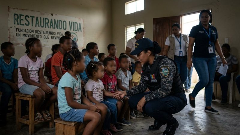 14 niños rescatados en Haina tras denuncias de maltrato y trabajo infantil