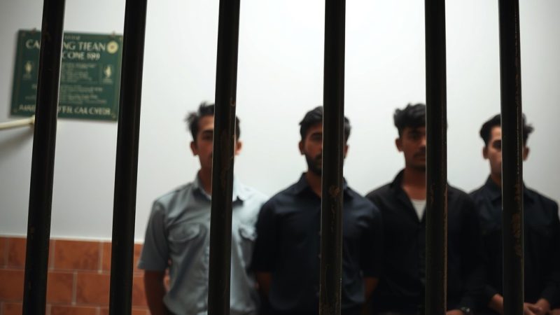 Cinco hombres reciben 18 meses de prisión preventiva por asesinato de líder comunitario