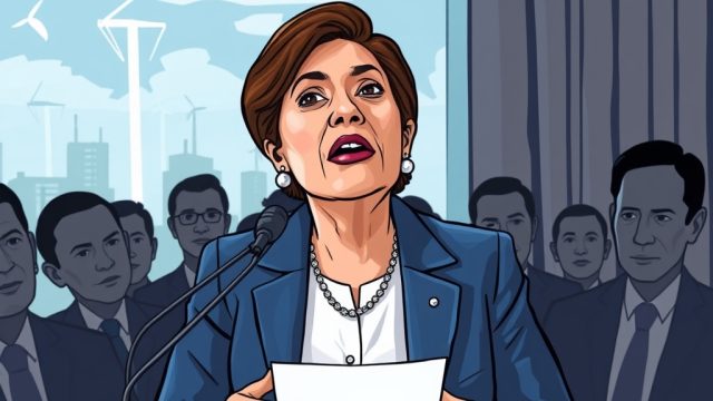 Apagón interrumpe discurso de Vicepresidenta sobre alzas en facturas de electricidad