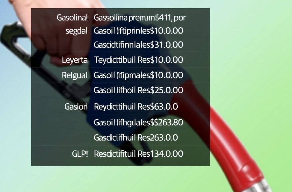 Combustibles sin cambios