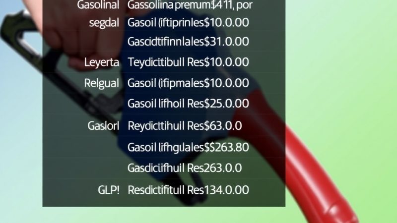 Combustibles sin cambios