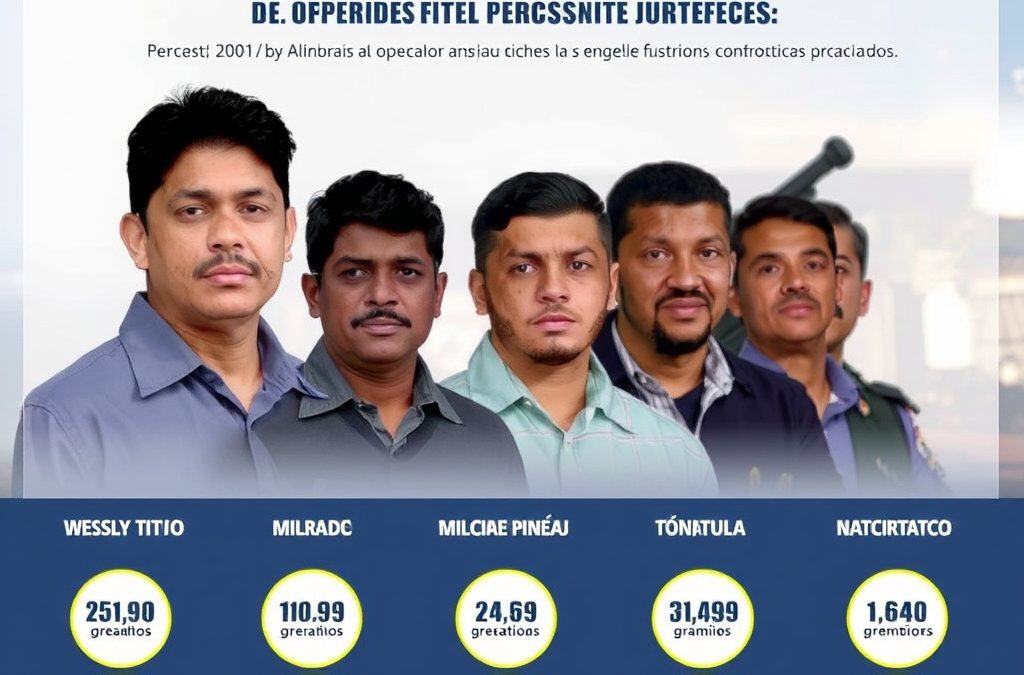 DNCD desmantela redes de microtráfico con 71 arrestos y 26 kilos de drogas incautados
