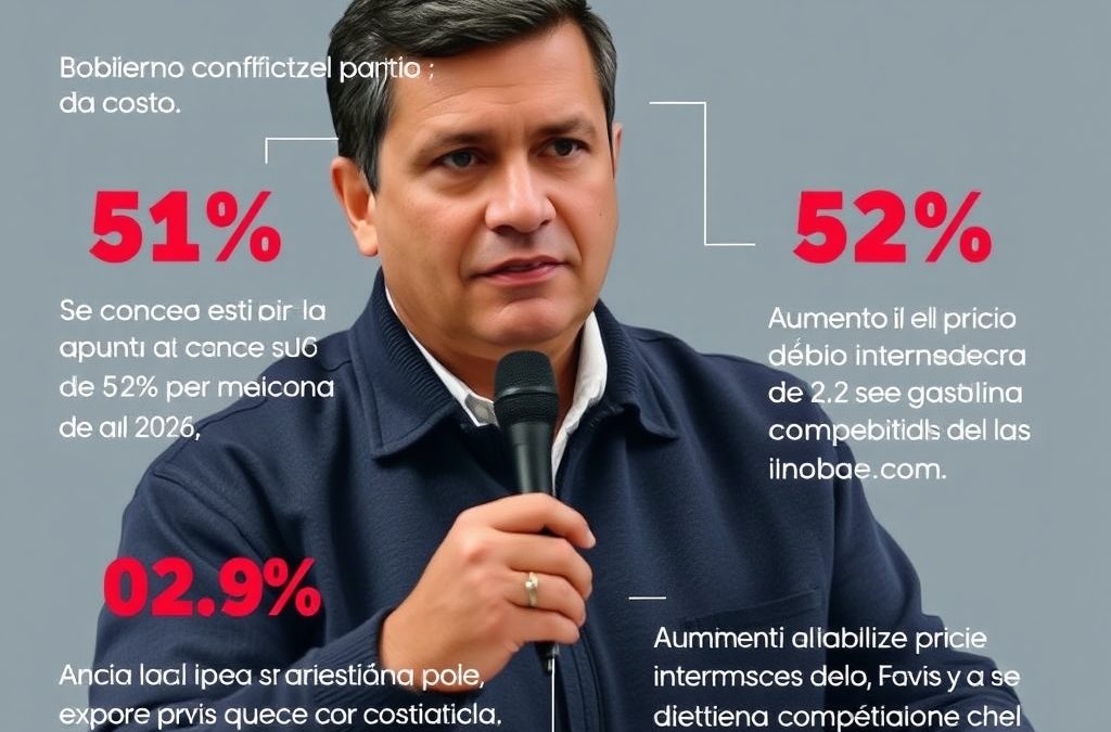 Gobierno apunta a inflación inferior al 5 % para finales de 2026