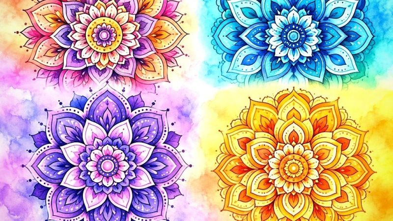 Mandalas: la herramienta de relajación que circula en las redes