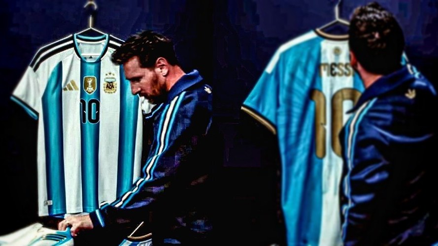 Messi revela camiseta conmemorativa para su última partida con la Albiceleste