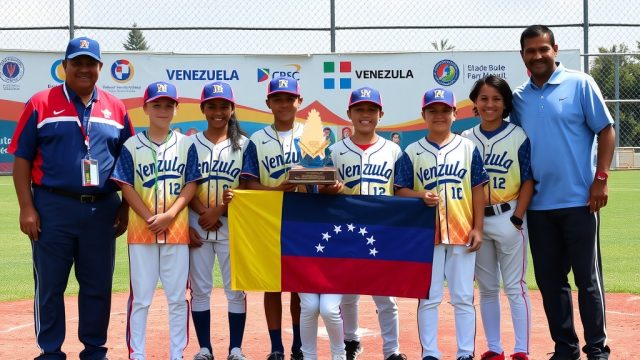 Venezuela se coronó campeona del Panamericano de béisbol infantil
