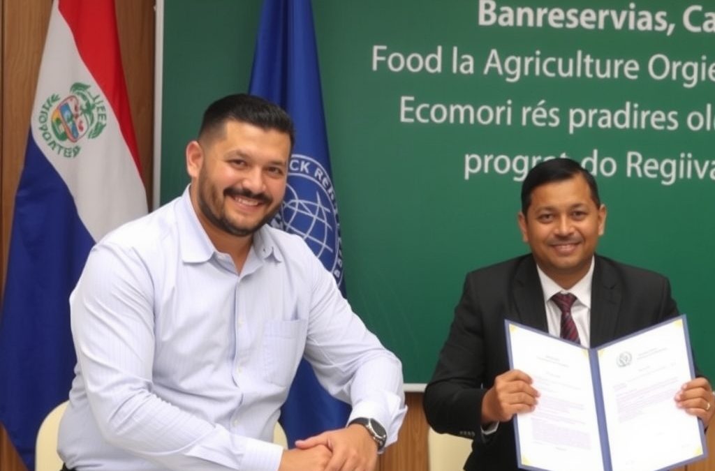 Banreservas y FAO lanzan RD$1,180 millones para modernizar la agroindustria dominicana