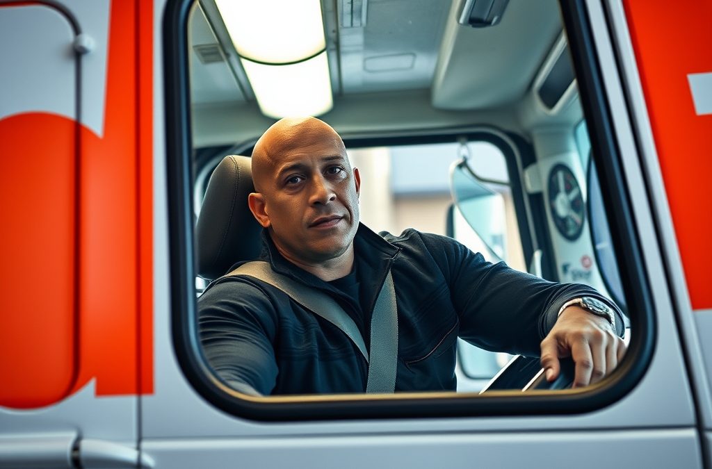 Vin Diesel visita camión de FedEx y salta al ritmo de los repartidores dominicanos en Nueva York