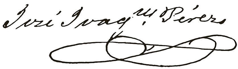 Firma José Joaquín Pérez