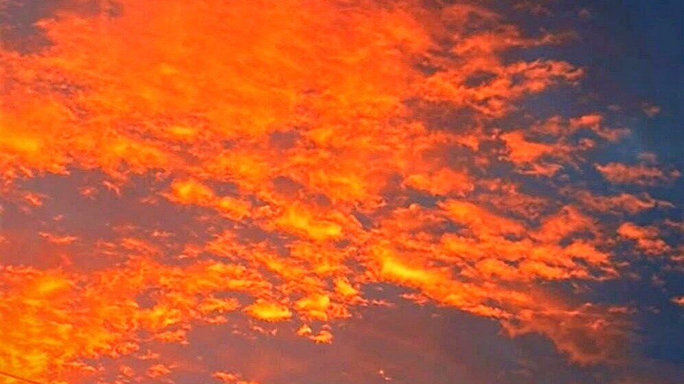Cielos rojizos de Santo Domingo marcan fin de tarde dominicano