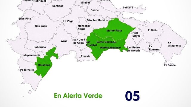 Cinco regiones entran en alerta verde por aguaceros tropicales