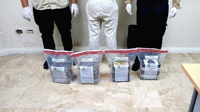 Detienen a español en Punta Cana con 20 paquetes de cocaína para su traslado a Frankfurt