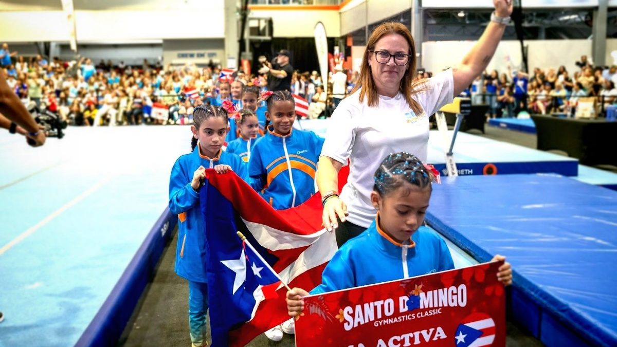 Gimnasia internacional en Santo Domingo