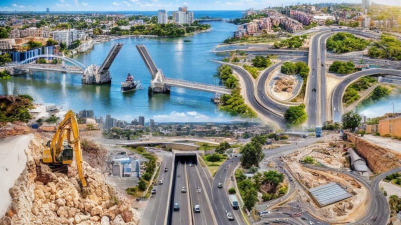 Gobierno dedica fondos Aerodom a obras viales y de drenaje en la zona metropolitana