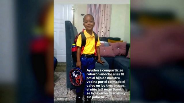 Niño desaparecido