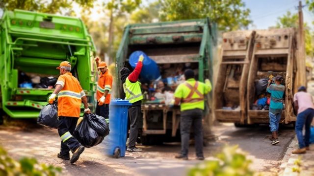 Salarios bajos y peligros: la realidad de los recolectores de basura en la capital