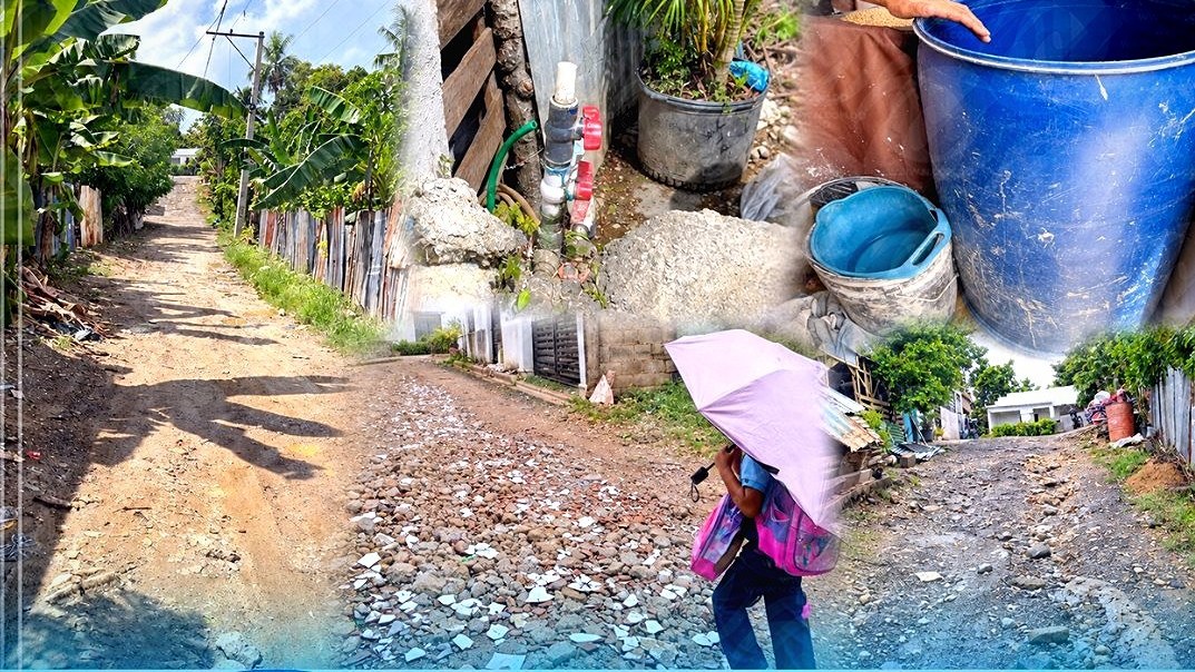 Santa Bárbara: comunidad exige asfalto, agua y luz tras años de abandono
