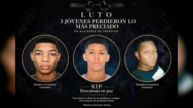 Tres jóvenes perdieron la vida en accidente de motocicletas en Samaná